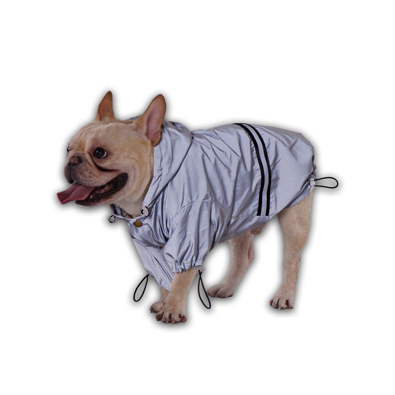 Pet reflective waterproof raincoat