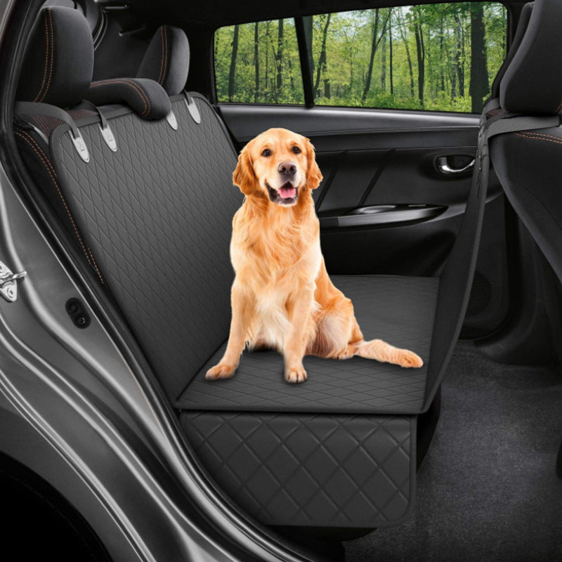 Dog Car Seat Cover with View Mesh | Hammock Safety for Travel