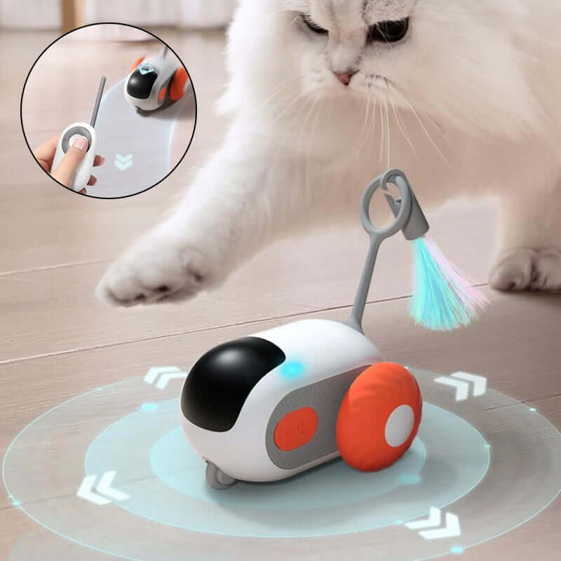 Remote Control Interactive Cat Car Toy – The Ultimate Smart Playtime Companion!