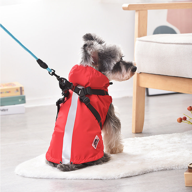 Raincoat Windbreaker For Pet