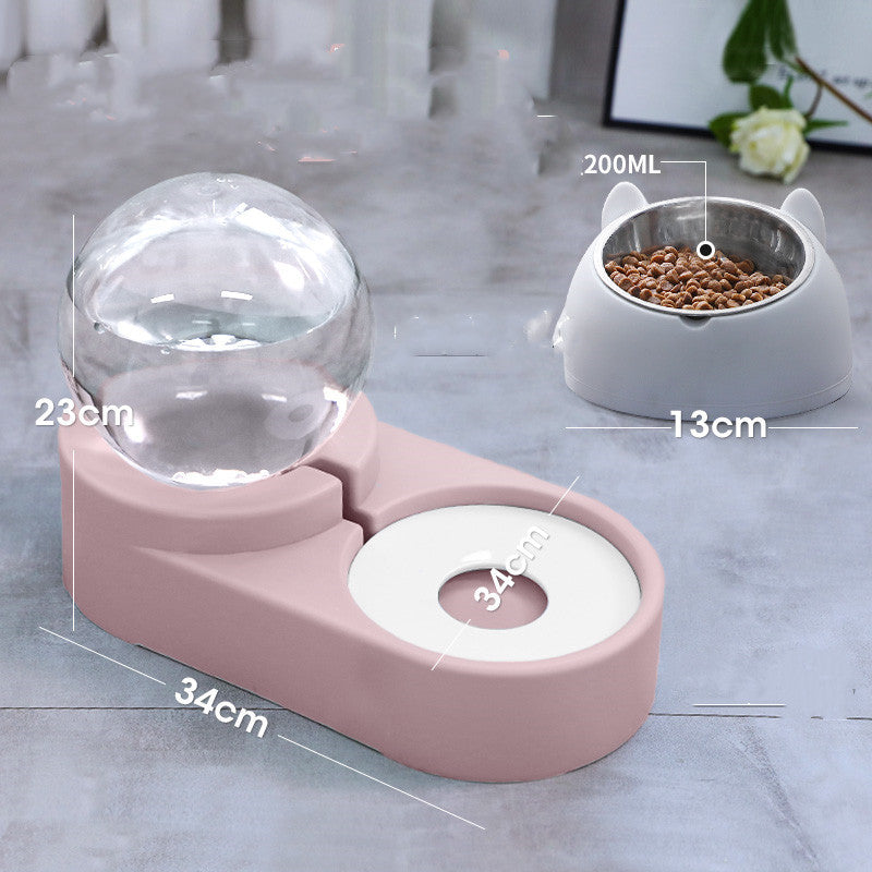 1.8L Automatic Pet Feeder & Water Fountain