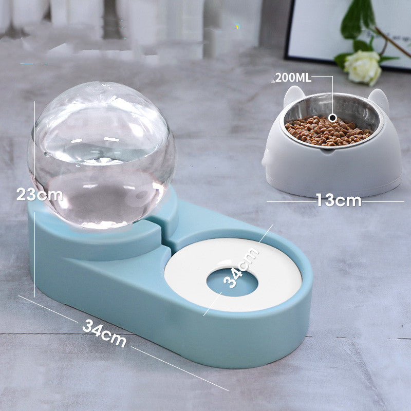 1.8L Automatic Pet Feeder & Water Fountain