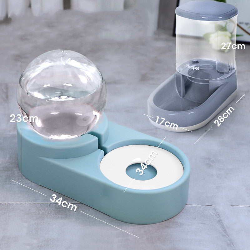 1.8L Automatic Pet Feeder & Water Fountain