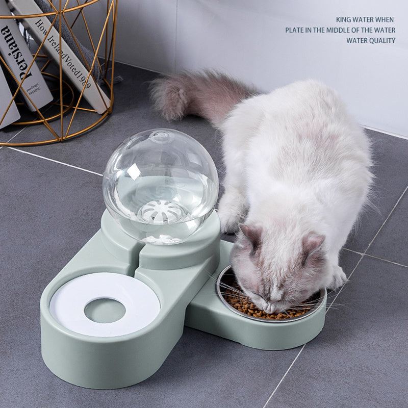 1.8L Automatic Pet Feeder & Water Fountain