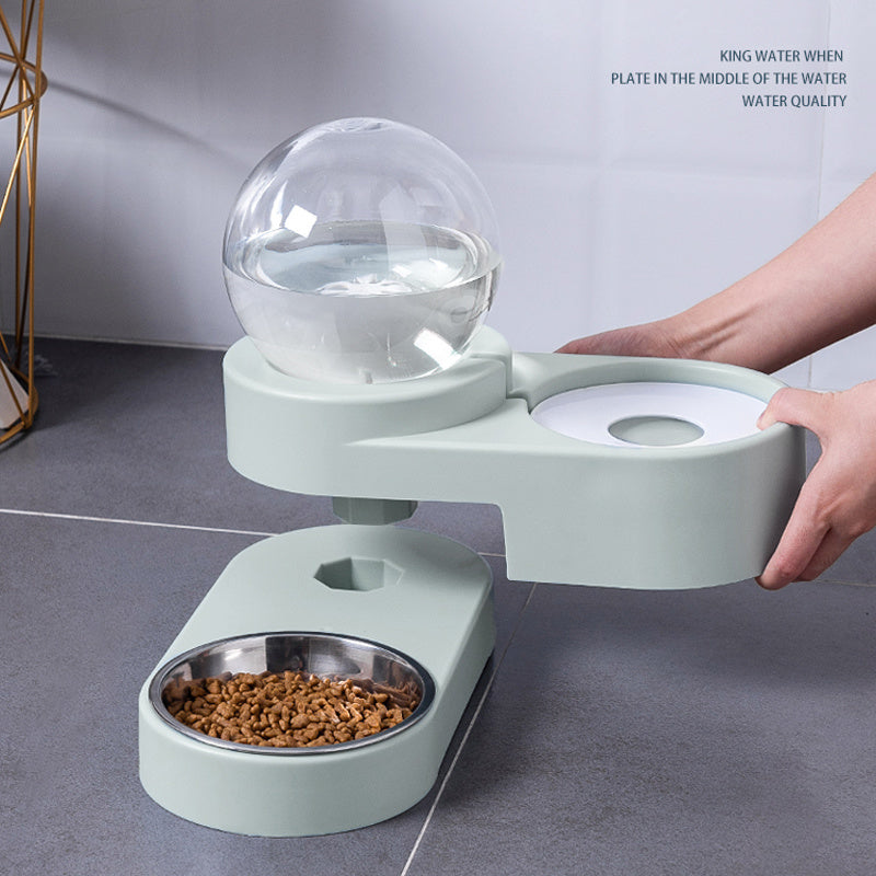 1.8L Automatic Pet Feeder & Water Fountain