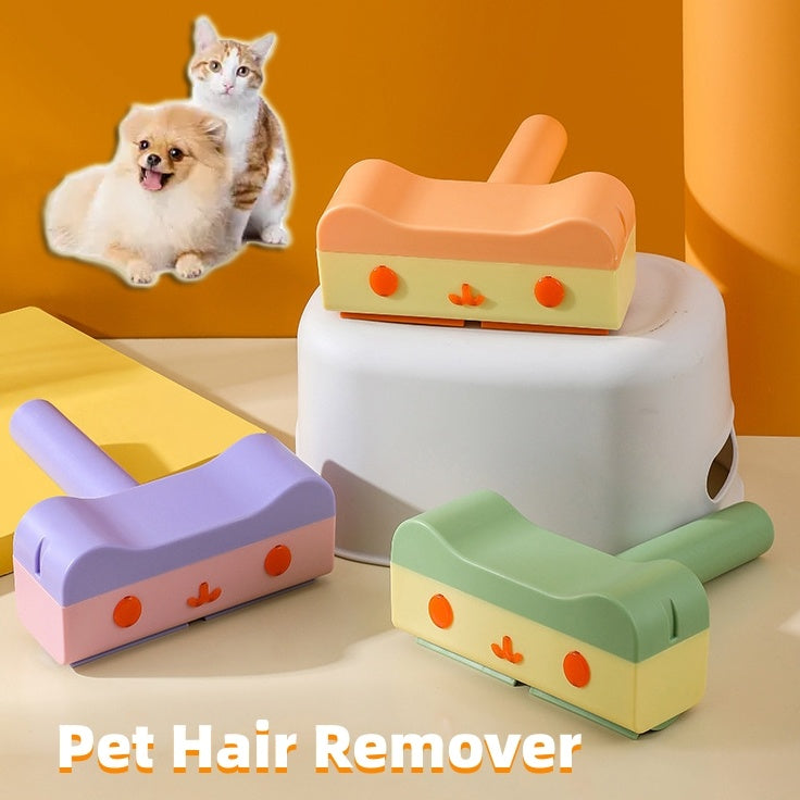 New Pet Hair Roller Remover Lint Brush - 2-Way Dog & Cat Comb Tool