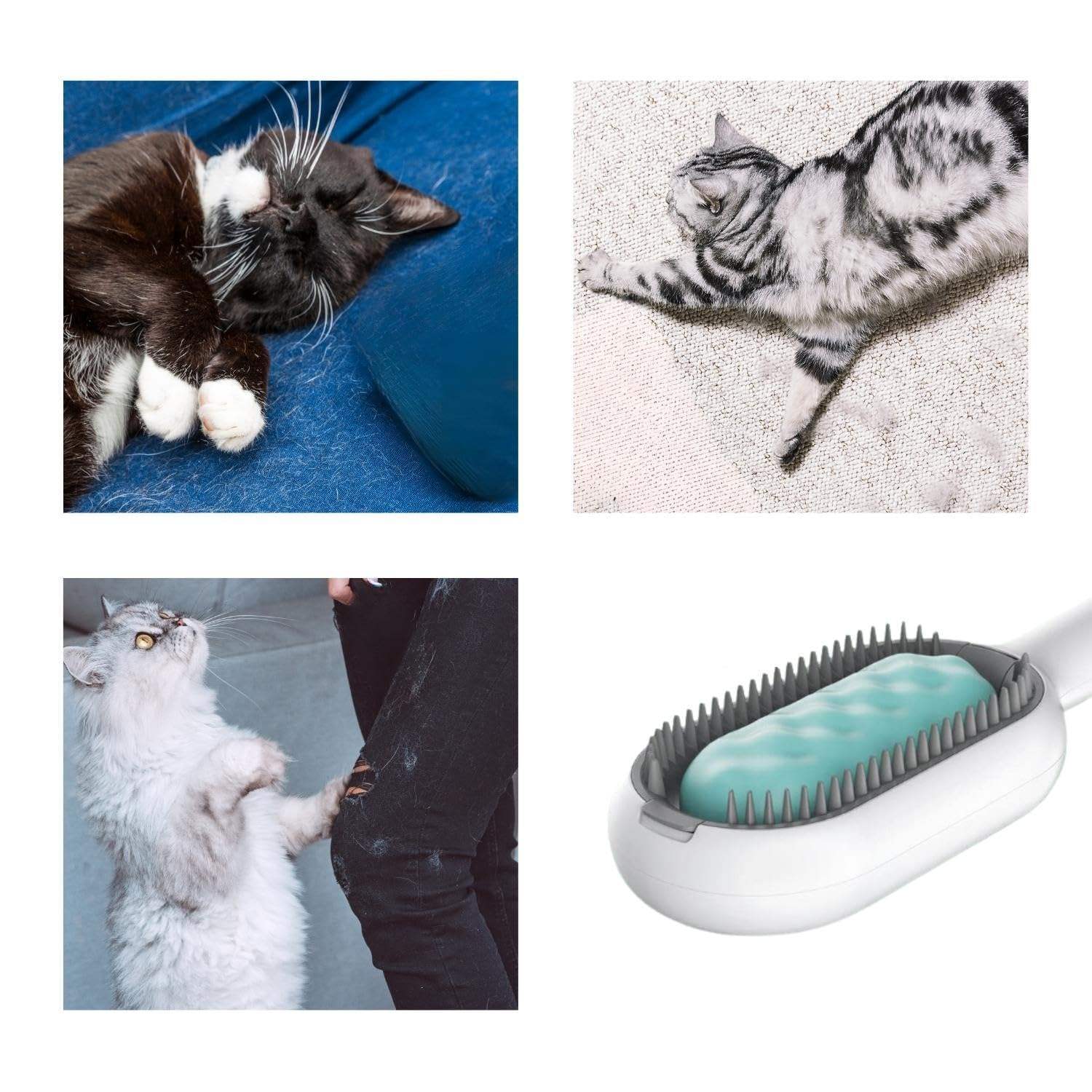 Cat Hair Brush – Gentle Grooming Tool for Reducing Shedding & Keeping Fur Healthy!