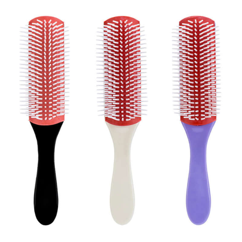 Nine Rows Comb & Eyebrow Brush Set | Massage & Styling Comb