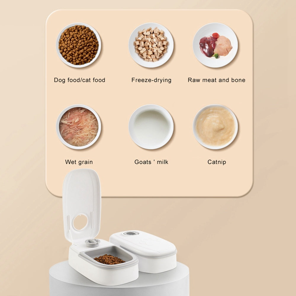 Smart Pet Food Dispenser with Timer – Cats & Dogs