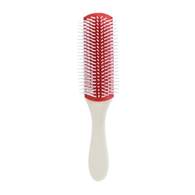 Nine Rows Comb & Eyebrow Brush Set | Massage & Styling Comb