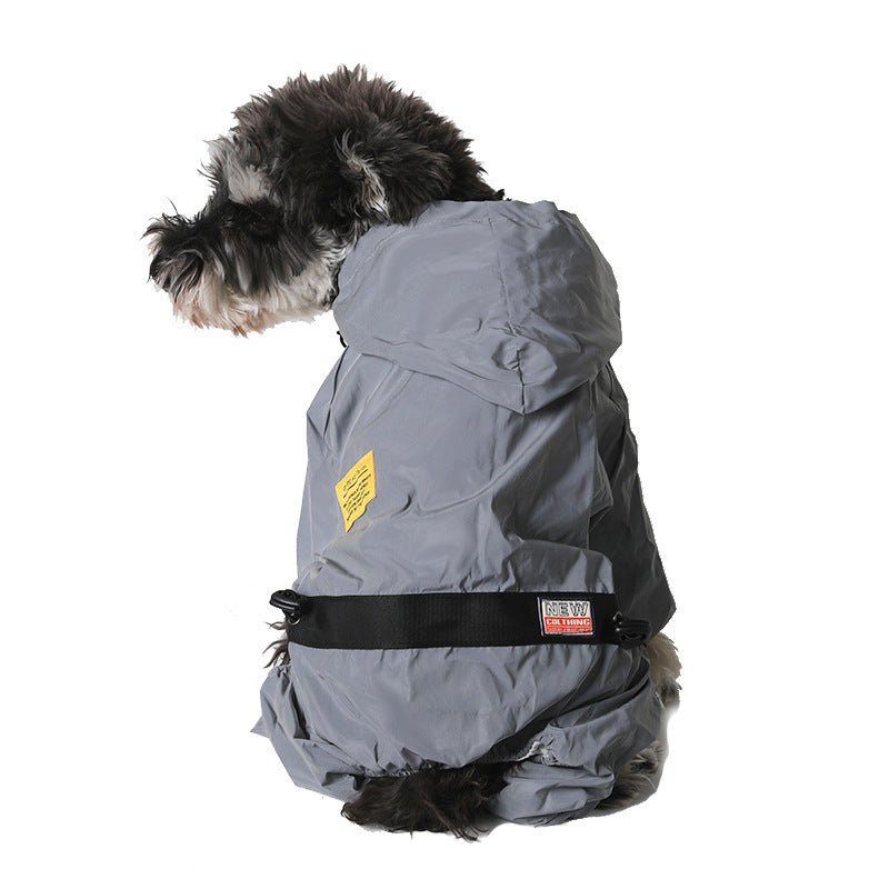 Pet Raincoat with Reflective Strips: The Perfect Solution for Night Walks