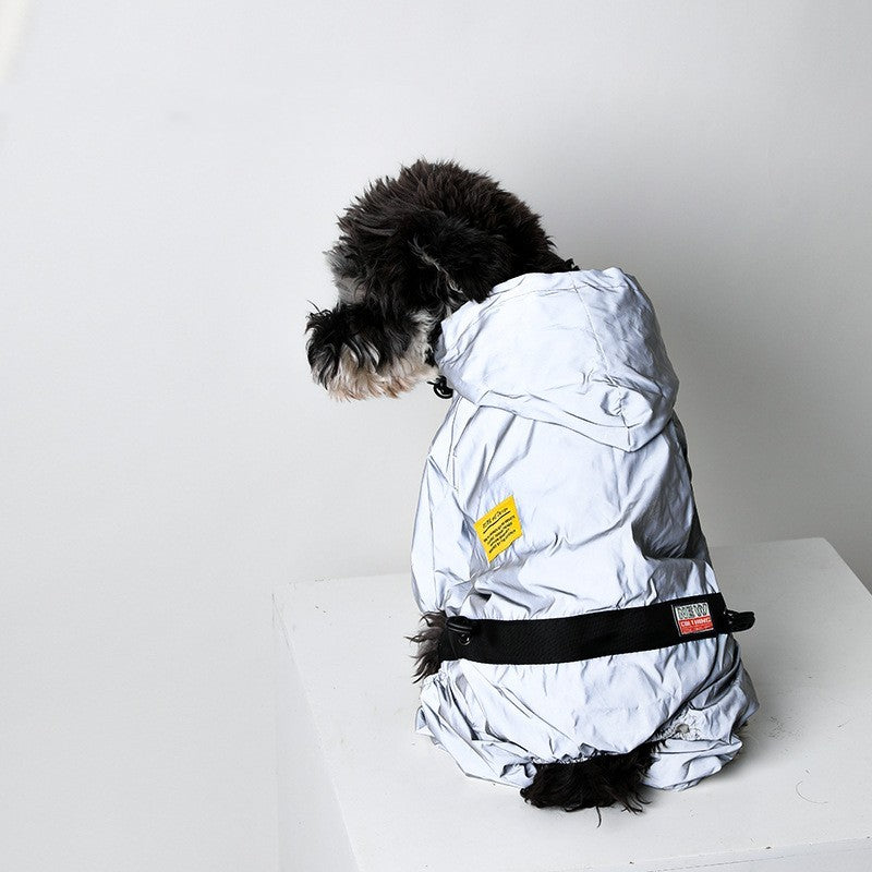 Pet Raincoat with Reflective Strips: The Perfect Solution for Night Walks