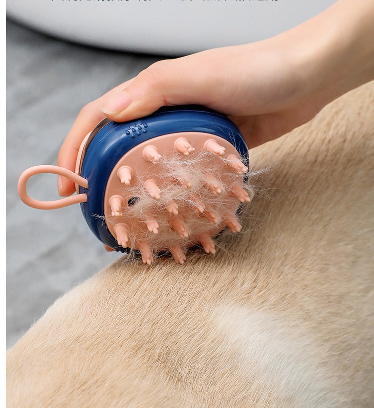 2-in-1 Pet Grooming Brush - Clean & Massage in 1 Tool