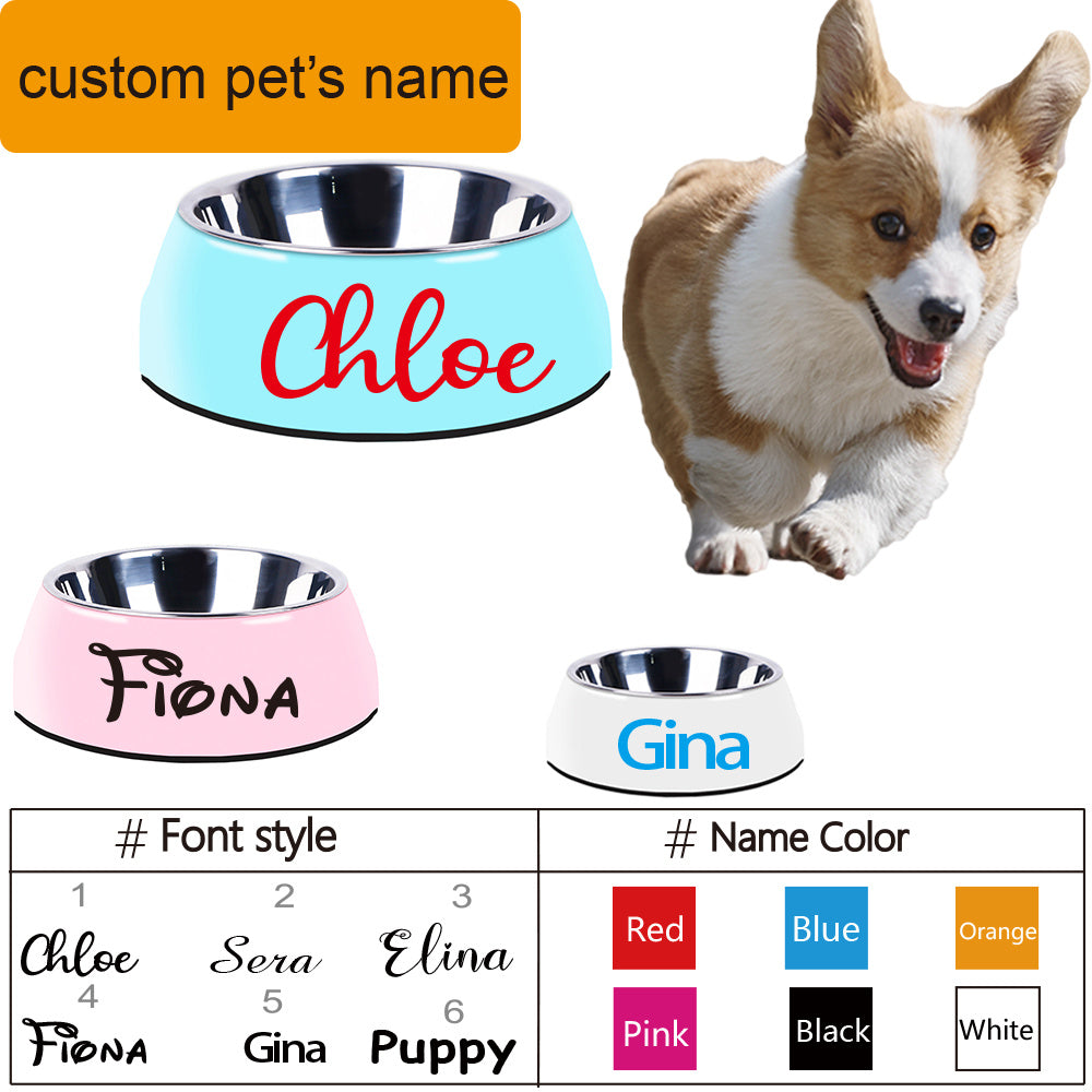 Classic Round Pet Bowl – 6 Colors & 4 Sizes