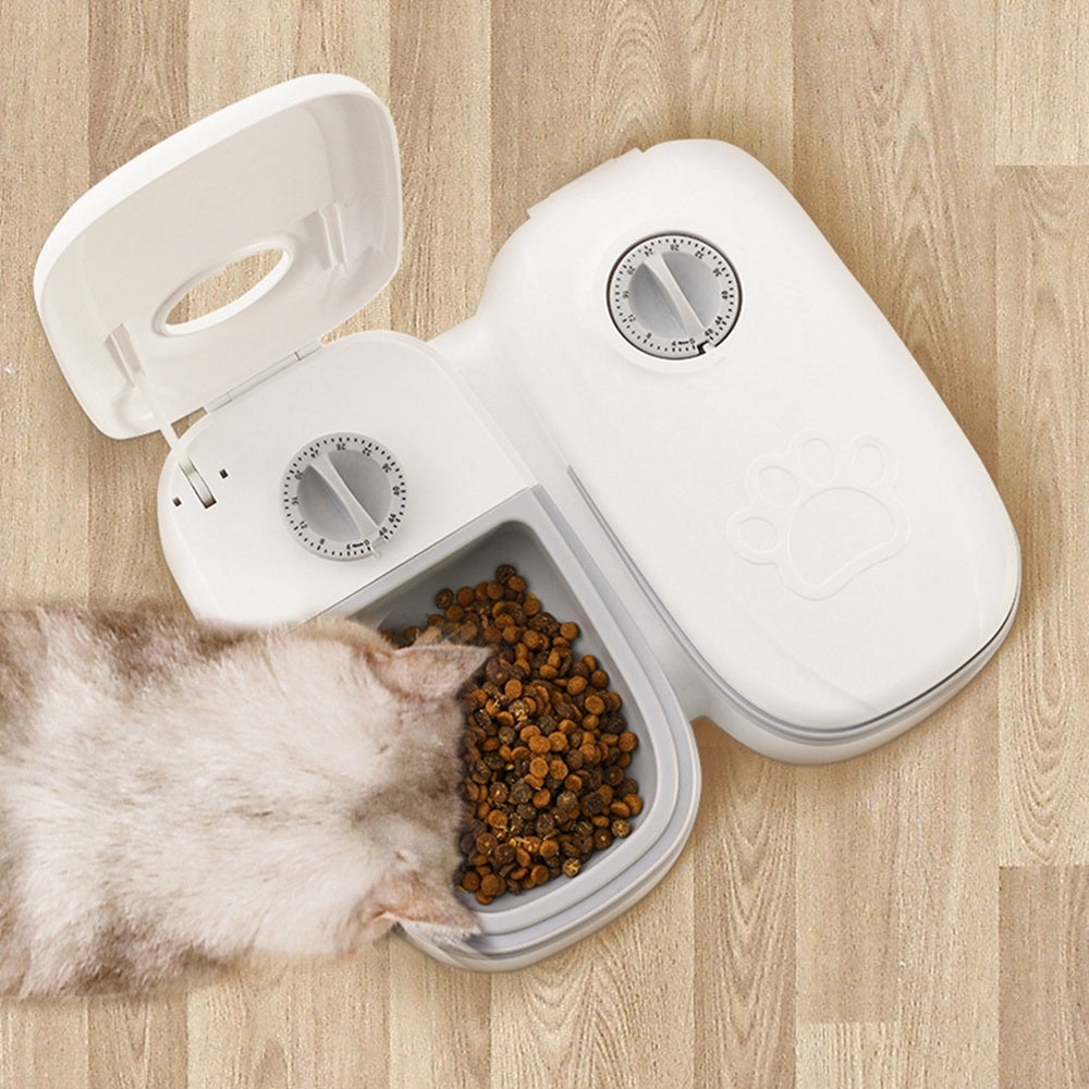 Smart Pet Food Dispenser with Timer – Cats & Dogs