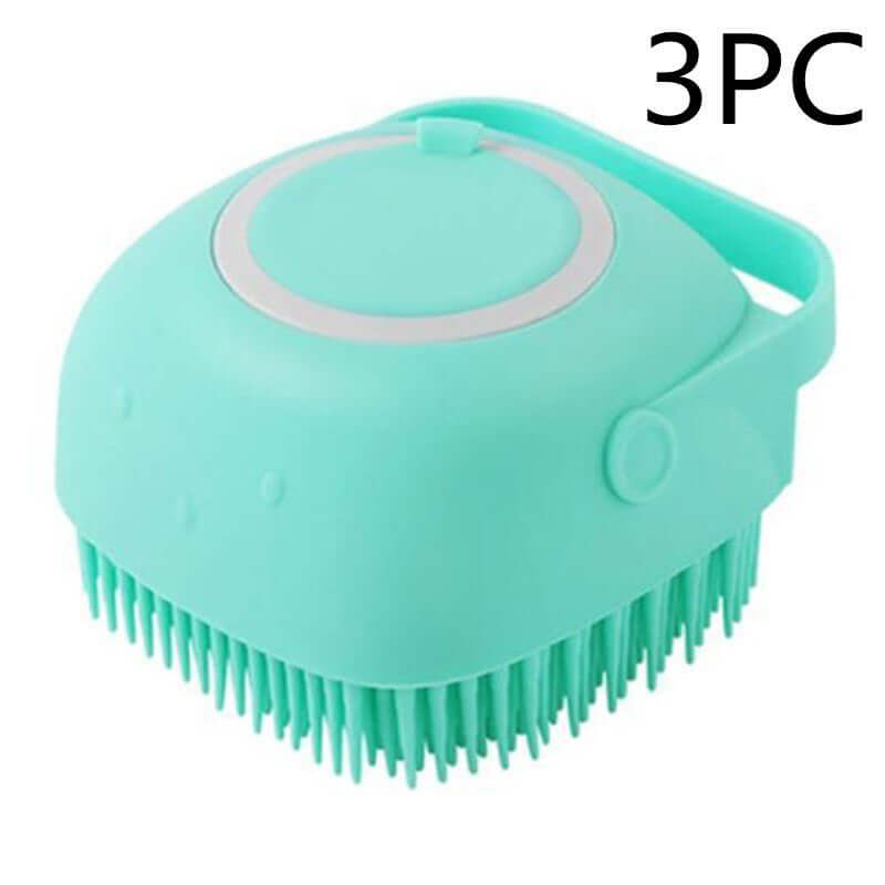 Silicone Dog Bath Massage Gloves & Shampoo Brush | Pet Grooming & Cleaning Tool for Dogs & Cats