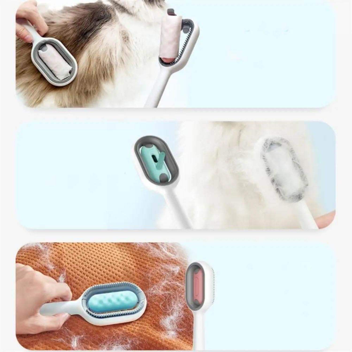 Cat Hair Brush – Gentle Grooming Tool for Reducing Shedding & Keeping Fur Healthy!